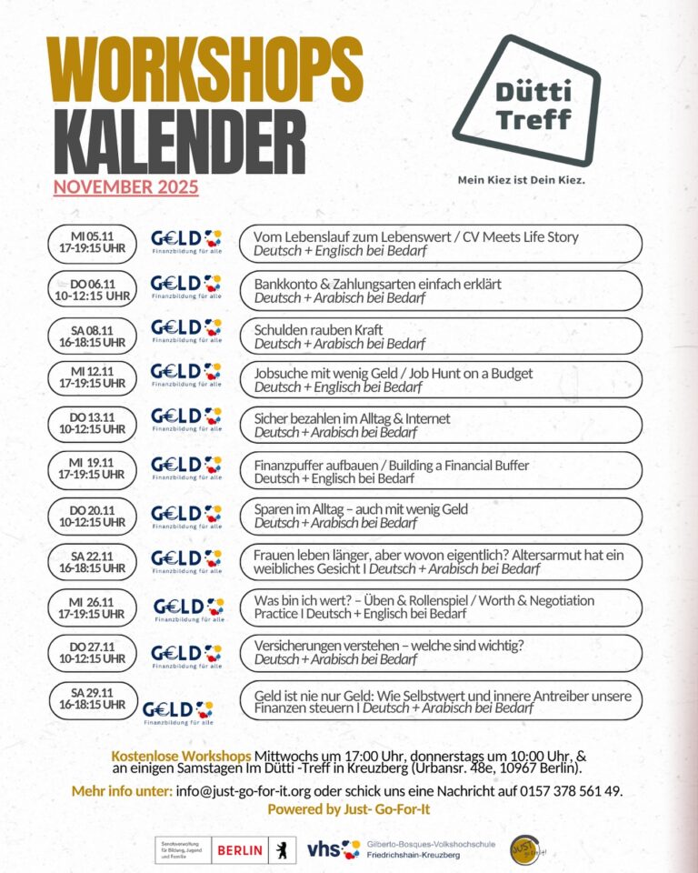 Instagram post from workshops.justgoforit. This post is in position 1.